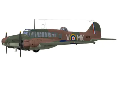 Avro Anson Mk1 late 3D model