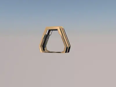 Sci Fi Corridor  3D model 73