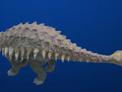 Ankylosaurus Dinosaur Low-poly 3D model