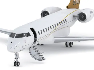 Bombardier Global 6000 3D model