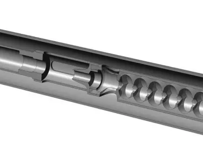 KSUZ M Suppressor based monocore Free 3D model