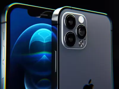 IPHONE 12 PRO MAX Low-poly 3D model