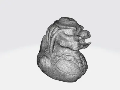 Duck predator 3d model Low-poly 3D model