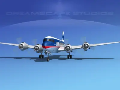 Douglas DC-6 Douglas 3D model