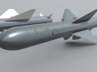 C-802AK - YJ-83 Chinese Anti-Ship Cruise Missile 3D model