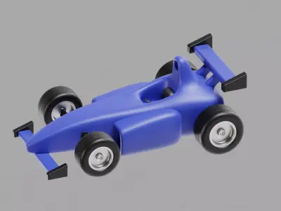 Racing car Low-poly 3D model buy