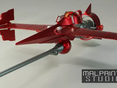 Cowboy Bebop Ships for 3D Printing 3D print model