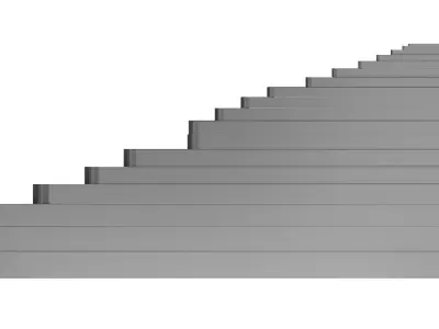 Standard splines DIN6885 3D model