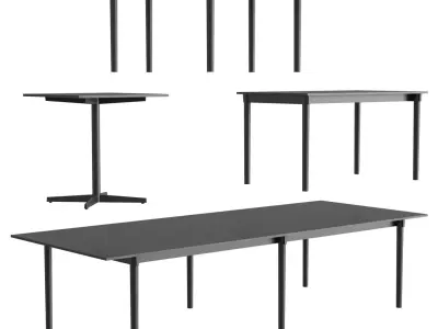TAK Pedestal Table 02 3D model