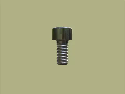 Steel Stained M6 Torx T30 Cap Bolt with PBR 4K 3D model