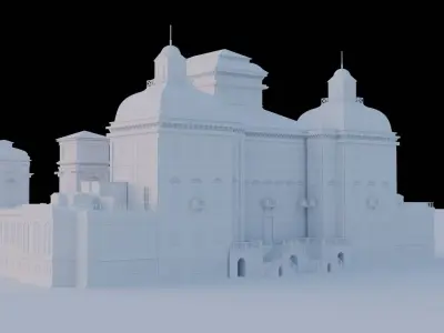 Castello di Racconigi - High-Quality 3D model
