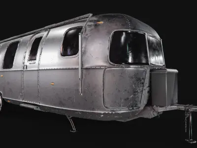 trailer airstream Free 3D model