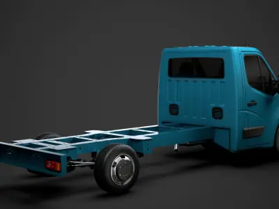 Nissan NV400 SingleCab SW E30 Chassis 2014 3D model