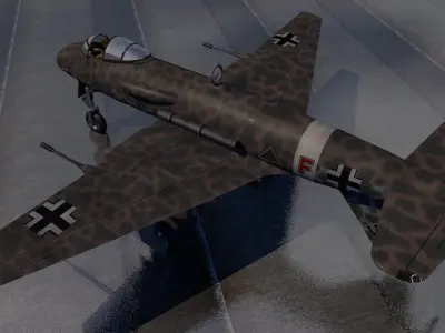 Blohm und Voss Bv-P 193 3D model