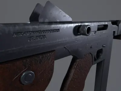 Thompson Low-poly 3D model