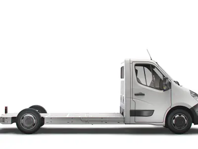 Renault Master FWD LL35 L3H1 Platform Cab 2014 3D model