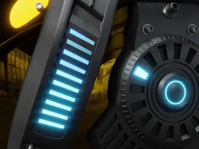 Cyber Helmet 3D model