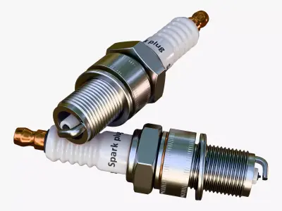 Spark Plug Ignition Auto Part M1 3D model
