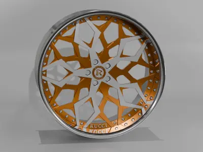 WHEEL BASED RUCCI FORGED HASHASH  Low-poly 3D model