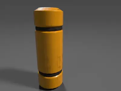 Monsters INC Bottle Low-poly 3D model