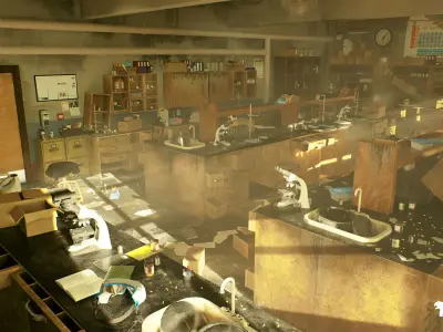 Abandoned Environments Mega Bundle Vol 1 Low-poly 3D model