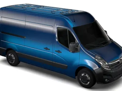 Vauxhall Movano L2H2 Van 2016 3D model