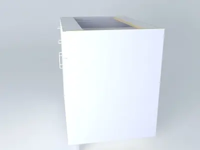 S2D2D1FD kitchen cabinet with drawers Free 3D model