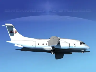 Dornier 328Jet Mississippi Valley Air 3D model