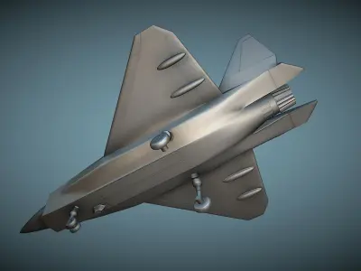 Sukhoi Su-75 Checkmate - 3D Printable Model 3D print model