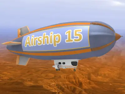 Airship 3D model
