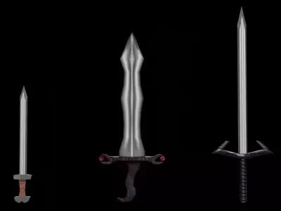 Sword Pack 3D model