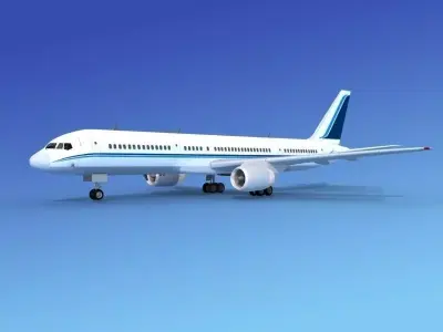 Boeing 757-200 Corporate 1 3D model