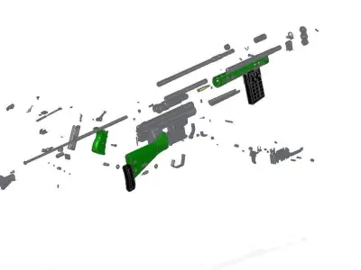 Heckler  Koch G3 3D model