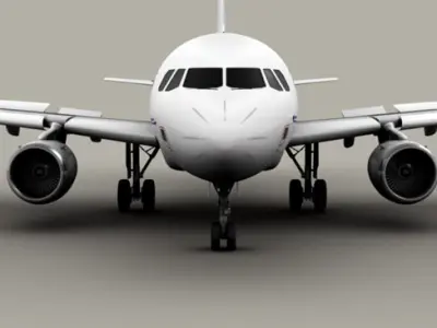  Airbus A319 Air France 3D model