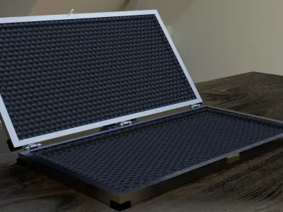 Military Weapon Case Low-poly 3D model