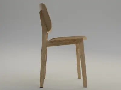 Wooden Chair  Free 3D model purchase