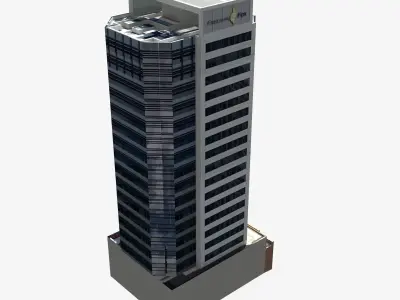 Freeman Fox House Low-poly 3D model