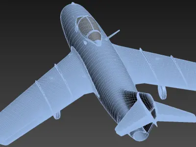 MiG-15 3D model