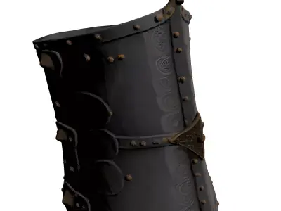Ornate Medieval Cuirass Armor 3D model