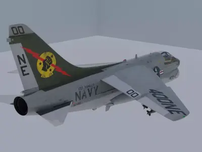 A7 CORSAIR II 3D model