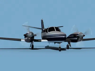 Cessna F406 Caravan II V09 3D model