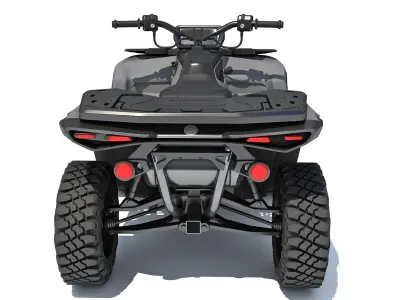 All Terrain Vehicle ATV Quad Buggy Bike 3D model