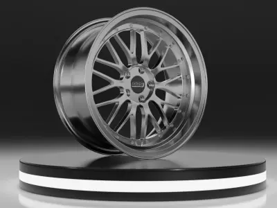 BBS LM Low-poly 3D model