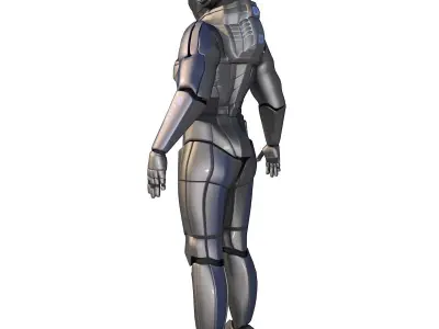 spaceman sci-fi soldier - sci-fi soldier 3D model