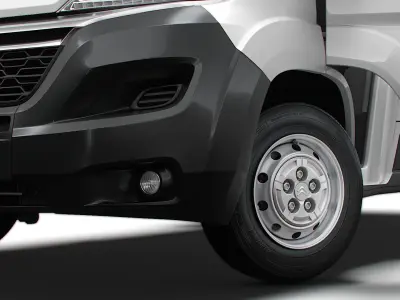 Citroen Jumper Van L3H2 HQ Interior 2023 3D model