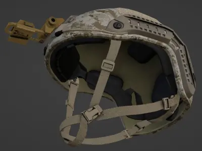 Ops-Core Maritime Low-poly 3D model