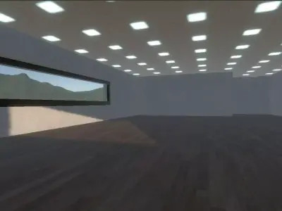 Military Control Building - Game Ready 3D Model PBR Low Poly Low-poly 3D model