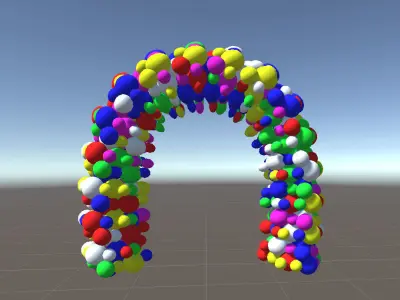 balloon gate 3D model