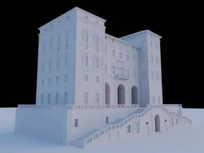 Castello di Aglie - High-Quality 3D model