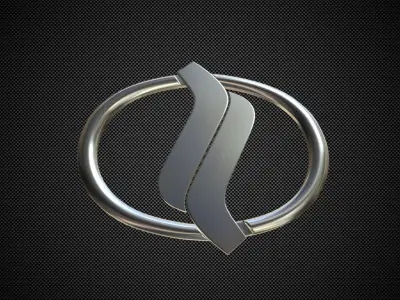 Nissan Diesel Trucks logo 3D model
